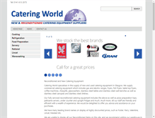 Tablet Screenshot of catering-world.co.uk